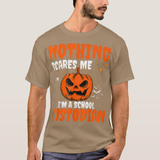 T-shirt Rien ne me fait peur Je suis gardien Halloween Jan