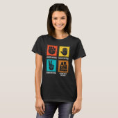 T-shirt Rien ne vaut la caissière Cool comptable Banque de (Devant entier)