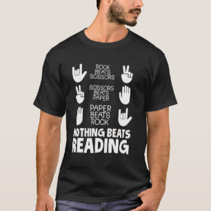 T-shirt Rien ne vaut la lecture de Funny Rock Paper Scisso