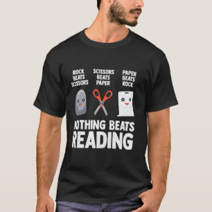 T-shirt Rien ne vaut la lecture du livre Pierre Feuille Ci