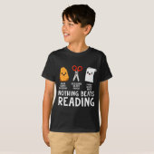 T-shirt Rien ne vaut la lecture d'un rock papier ciseaux d (Devant entier)