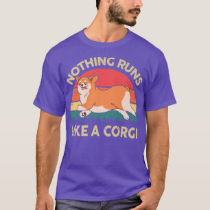 T-shirt Rien N'Est Drôle Comme Un Corgi Vintage Pembroke W
