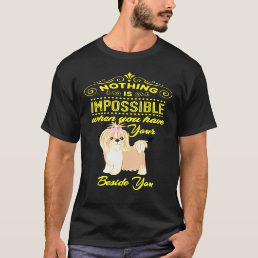 T-shirt Rien N'Est Impossible Yorkshire Terrier (Devant)