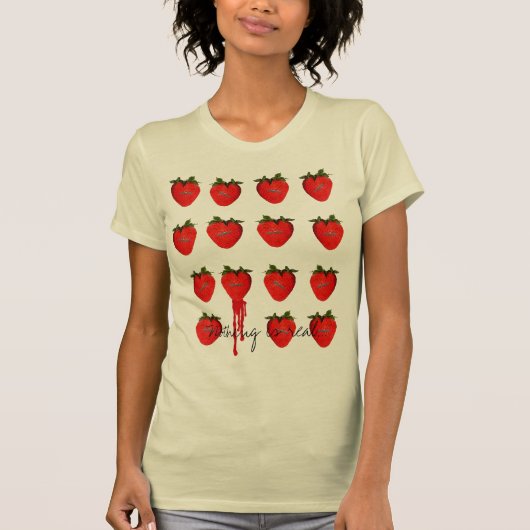 T-shirt "Rien n'est vrai…" Strawberry Fields pour toujours (Devant)