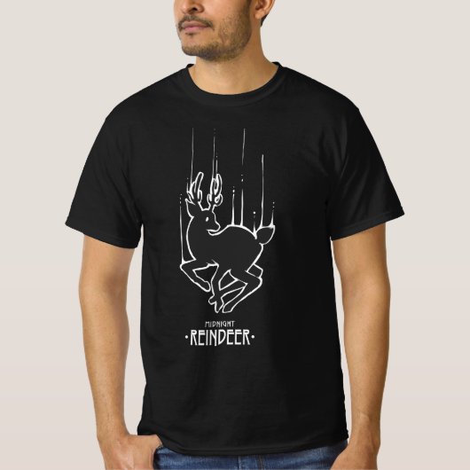 T-SHIRT RIENDEER ANIMAL LIGNE MIDNIGHT REINDEER (Devant)