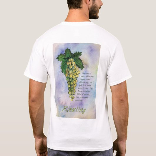 T-shirt Riesling Vins (Dos)