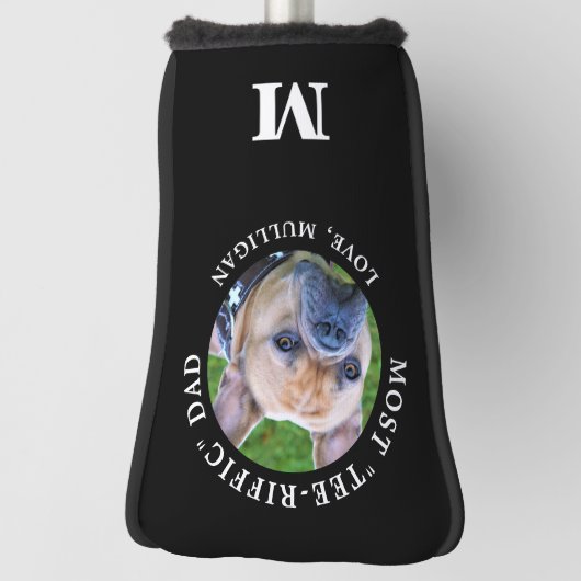 T-shirt-Riffic DOG DAD gepersonaliseerd huisdier f Golfheadcover (Draai 90)