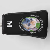 T-shirt-Riffic DOG DAD gepersonaliseerd huisdier f Golfheadcover (Voorkant)