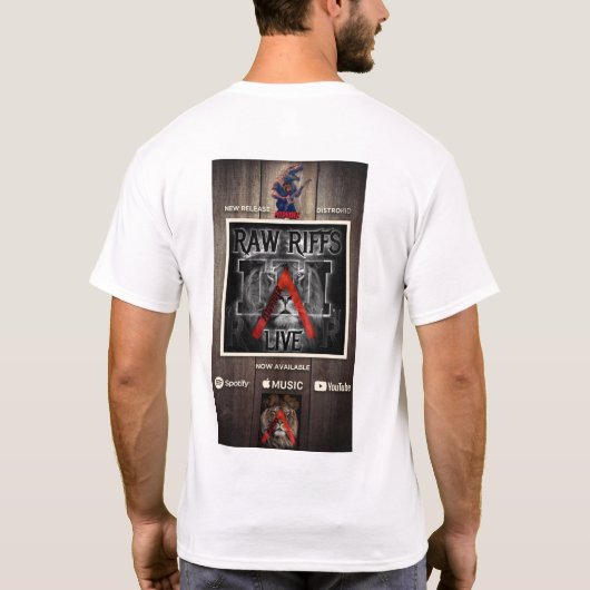 T-shirt Riffs crus PitDriver Live III (Dos)