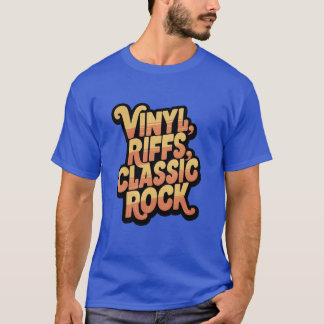 T-shirt Riffs Vinyl Rock Classique Rock Vintage garçon