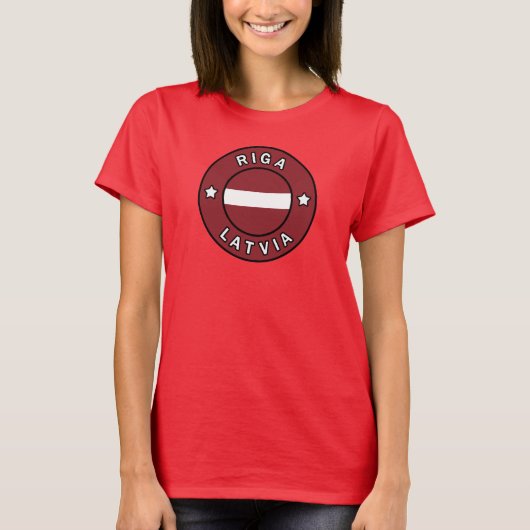 T-shirt Riga Lettonie (Devant)