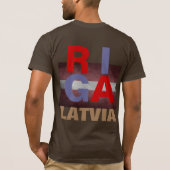 T-SHIRT RIGA LETTONIE (Dos)