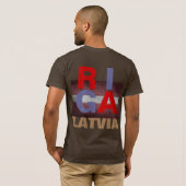 T-SHIRT RIGA LETTONIE (Dos entier)
