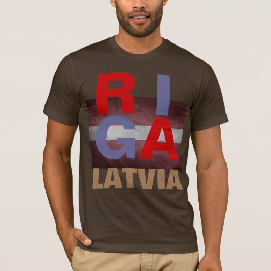 T-SHIRT RIGA LETTONIE (Devant)