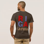 T-SHIRT RIGA LETTONIE (Dos entier)