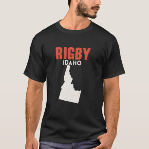 T-shirt Rigby Idaho USA State America Travel Idahoan