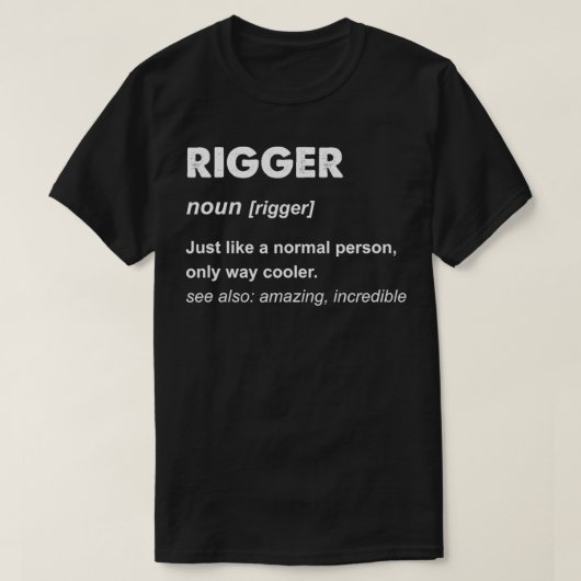 T-shirt Rigger (Design devant)