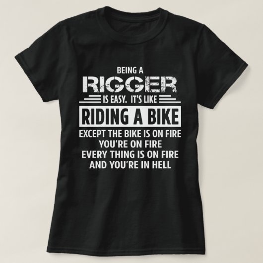 T-shirt Rigger (Design devant)