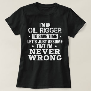T-shirt Rigger pétrolier