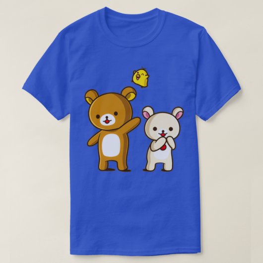 T-shirt Rilakkuma Korilakkuma et Kiiroitori (Design devant)