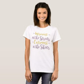 T-shirt Rime extrovertie de feuilles de rues introverties (Devant entier)