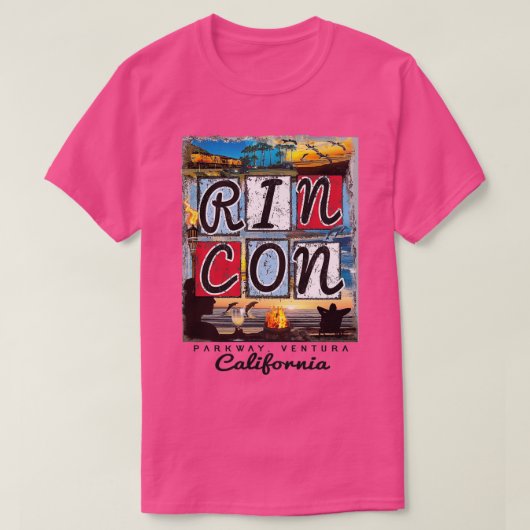 T-shirt Rincon Grunge 1 (Design devant)