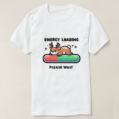 T-shirt Rindeer drôle pas prêt pour Noël (Design devant)