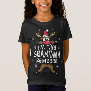 T-Shirt Rinder Drôle Le Grand-Mère Matching Famille Christ