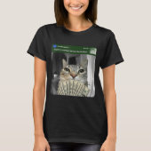 T-shirt Ring Cat With Motion Meme  (Devant)