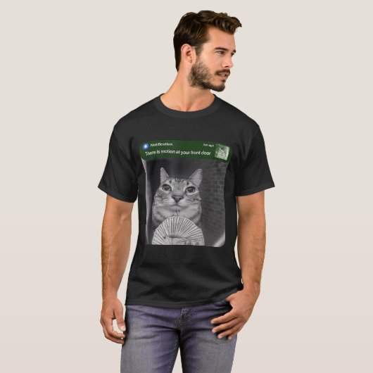 T-shirt Ring Cat With Motion Meme  (Devant entier)