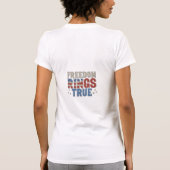 T-shirt Ring de liberté vrai (Dos)