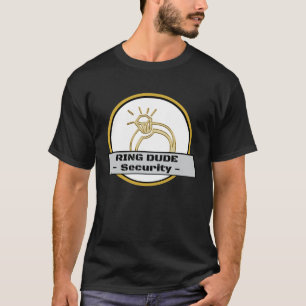 T-shirt Ring Dude Sécurité Ring Porteur Garçons Fête de Ma