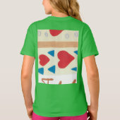 T-shirt Ringer de la fille Love Path (Dos)