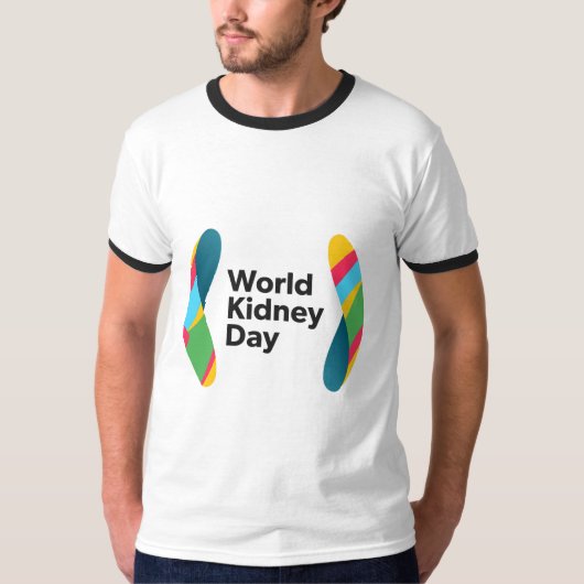 T-shirt Ringer pour hommes WKD (Devant)