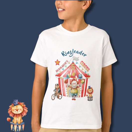 T-shirt Ringleader Big Top Carnaval Cinquième anniversaire