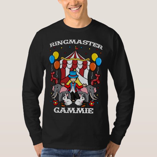 T-shirt Ringmaster Gammie Circus Event Staff Ringleader Gr (Devant)
