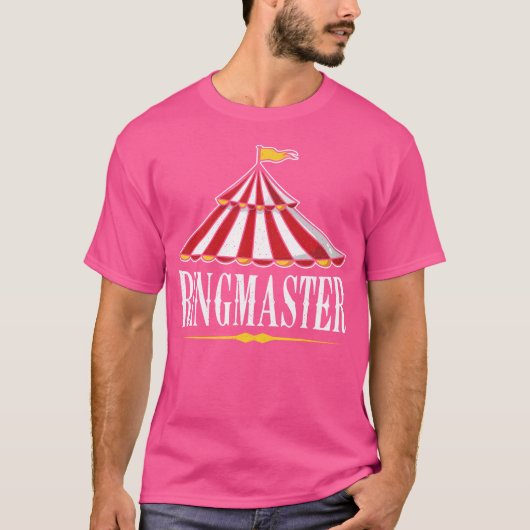 T-shirt Ringmaster Showman Gift Design Idea (Devant)
