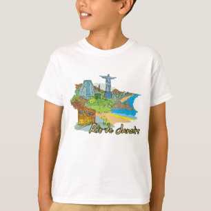 T-shirt Rio de Janeiro, la célèbre ville brésilienne
