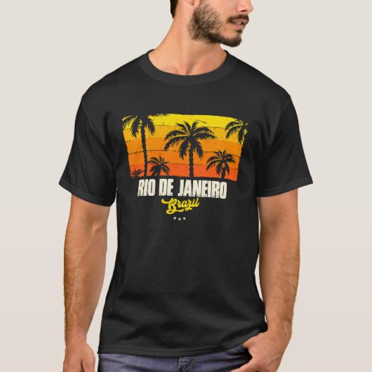 T-shirt Rio de Janeiro Souvenir  Brazil Reminder (Devant)