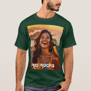 T-SHIRT RIO ROCKS - BRÉSIL