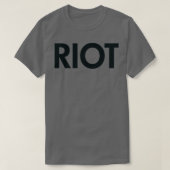 T-shirt Riot black (Design devant)