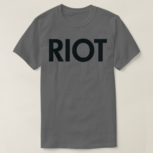 T-shirt Riot black (Design devant)