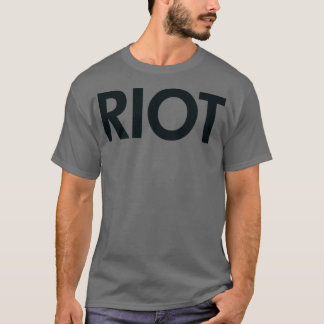 T-shirt Riot black
