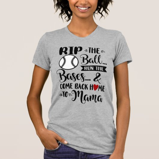T-shirt Rip Ball/Baseball Maman (Devant)