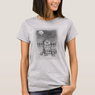 T-shirt RIP Lune de Sens Commun Masques Stupides et Vaccin