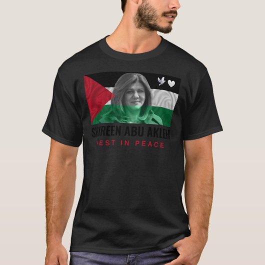 T-shirt RIP Shireen Abu Akleh Palestine Femmes Palestinien (Devant)