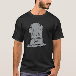 T-shirt Rip To My Marriage 2022 Gothic Aesthétique Party T