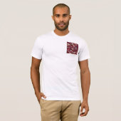 T-shirt Riple framboise (Devant entier)