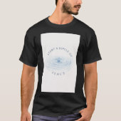 T-shirt Ripple Effect of Peace (Devant)