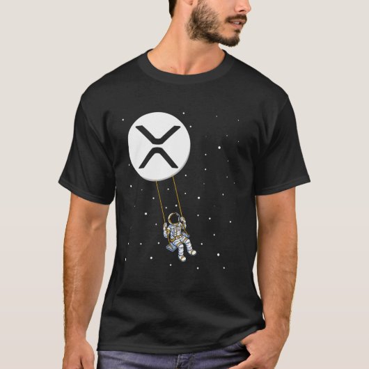 T-shirt Ripple Swing Xrp Trader CryptoCurrency Moon (Devant)